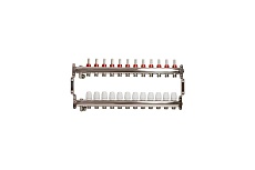 Коллекторная группа VRT 1&quot;х3/4&quot;, евроконус, 12 выходов, c расходомерами 530139