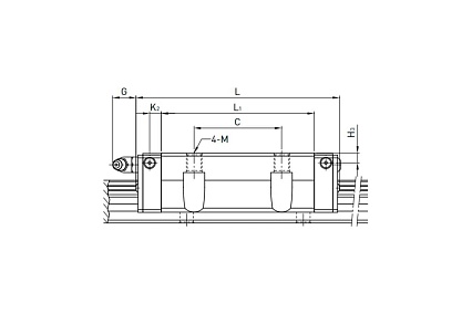 Каретка ISKRA HGW45CCZAH