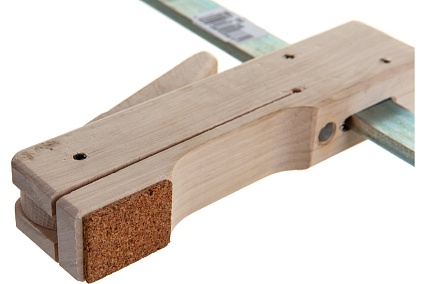 Струбцина BESSEY Klemmy деревянная 200/110, пробковая крошка для щадящего зажима BE-HKL20
