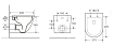 Комплект Weltwasser 10000011315 унитаз Merzbach 043 GL-WT + инсталляция Marberg 507 + кнопка Mar 507 RD GL-WT