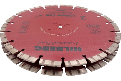 Диск алмазный отрезной Industrial Hard CnB 230 мм, 2 шт Hilberg HI886