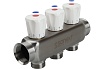 Квартирный коллектор Sanext ВР 1"х 3 контура НР 3/4" евроконус 8113