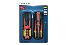 Набор диэлектрических отверток Hoegert Technik 1000 В, 8 предметов HT1S998