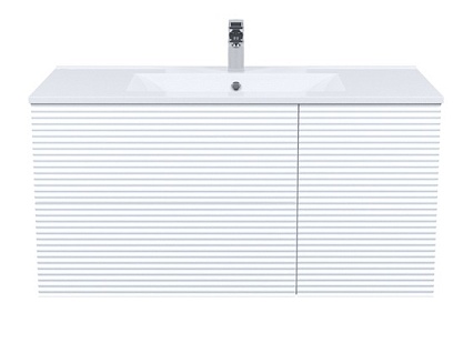Тумба с раковиной Iddis Bild 100 см белый BIL10W0i95K