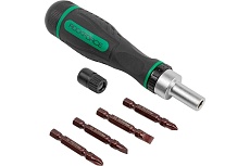 Реверсивная отвертка 5 в 1 с набором бит Rockforce RF-32805MR(52175)