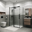 Душевой уголок Grossman Classic 120.K33.04.1090.21.00 100x90 прозрачный, черный матовый