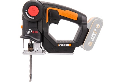 Аккумуляторный лобзик/сабельная пила Worx Axis WX550.9