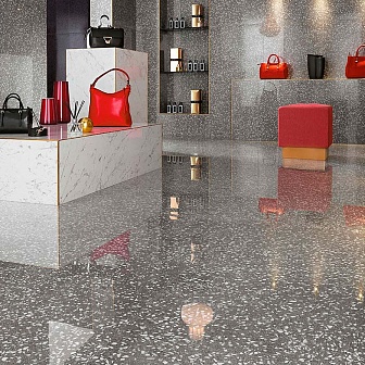 Керамогранит Atlas Concorde Marvel Gems Terrazzo Grey 60x60 см, ATW6