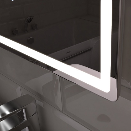 Зеркало Vigo Geometry Comfort 70 см с подсветкой и антипар