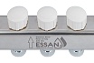 Коллекторная группа Essan GROUP802 нержавейка, 1"x3/4" EK 10 выходов, с расходомерами 180222510-77