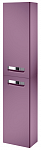 Шкаф пенал Roca Gap 35 см L, фиолетовый