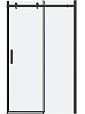 Душевая дверь Grossman Classic 140x195 прозрачное, черный матовый 100.K33.04.140.21.00