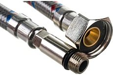 Гибкая подводка для смесителей ELKA 1/2&quot; х М10 х 120 см, пара - длинный и короткий хвост ИС.100968