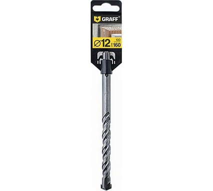 Бур по бетону (12х100х160 мм; SDS-plus) GRAFF GSPD12160