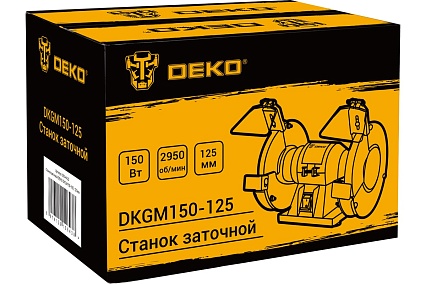 Заточной станок Deko DKGM150-125, 125мм 063-4422