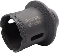 Коронка-фреза алмазная по плитке Hilberg 45-60 мм Super Hard М14 HH4560
