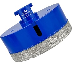 Коронка алмазная 100x35 мм для УШМ Vertextools 333-100-35
