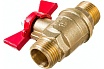 Шаровой для воды Valfex 1/2" НР/НР ручка-бабочка, латунный 11Б27фт1М VF.219.LB1.012.Bir