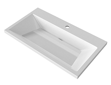 Раковина Grossman Блисс 80 см белый 10.R01.80.000