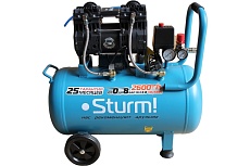 Компрессор Sturm безмасляный, бесшумный, профессионал, 1500Вт AC93250OL