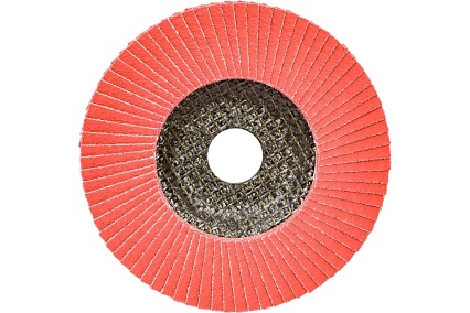 Круг лепестковый торцевой, прямой, керамика 125х22.2 мм, P-60 ABRAFORM AF-FLAP-FT-125-P60-CRM