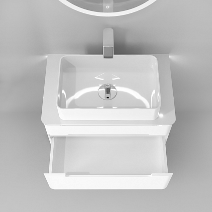 Мебель для ванной Jorno Shine 75 см, белый