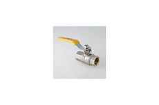Шаровой газовый кран, стальная рукоятка 1/2 вн.-вн. Valtec VALGAS VT.271.N.04