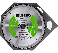 Диск пильный  Industrial Дерево (255x30 мм; 100Т) Hilberg HW257