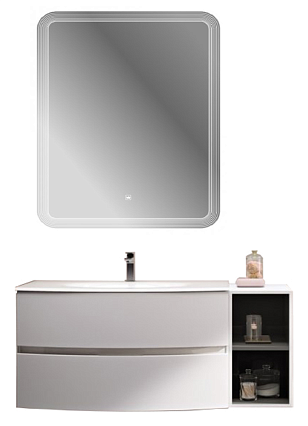 Мебель для ванной Cezares Elettra 75 см Bianco opaco