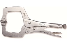 Зажим-струбцина c поворотными упорами Toptul 280 мм DMAA1A11
