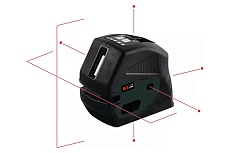 Лазерный линейный уровень с автоматическим выравниванием KLPRO горизонт, вертикаль и точечный 12009 KLLZR232