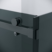 Душевой уголок Grossman Classic 120.K33.04.1090.21.10 100x90 тонированный, черный матовый