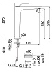 Смеситель для раковины Nobili Yoyo YO126128/2CR Chrome