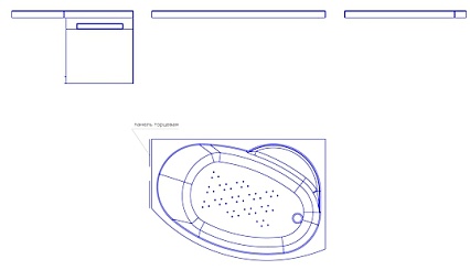 Боковая панель короткая Ваннеса Монти 60x66 L/R