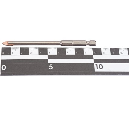 Сверло по стеклу с шестигранным хвостовиком PROGlas (6х105 мм; 1/4") PROJAHN 59206