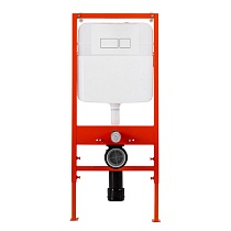 Инсталляция для унитаза BelBagno BB026/BB042BL с кнопкой, белый глянец