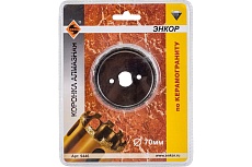 Коронка алмазная по керамограниту (70 мм) Энкор 9446