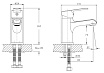 Смеситель для раковины Rush Victoria VI7135-11