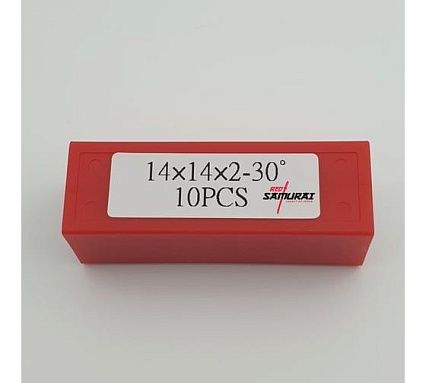 Нож твердосплавный универсальный RED SAMURAI TS 14x14x2,0 (T04F) (10шт.) TPRS0000366