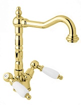 Смеситель для раковины Cezares First FIRST-LS2-03/24-Bi золото, белый