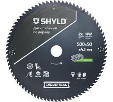 Пильный диск SHYLD по дереву твердосплавный 500x50 мм, 80 зубьев 6692527