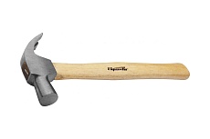 Молоток-гвоздодер Sparta 225 г, боек 22 мм, деревянная рукоятка// 104105