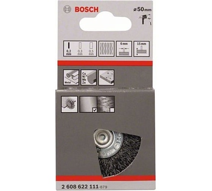 Щетка дисковая (50 мм; 6 мм) Bosch 2608622111