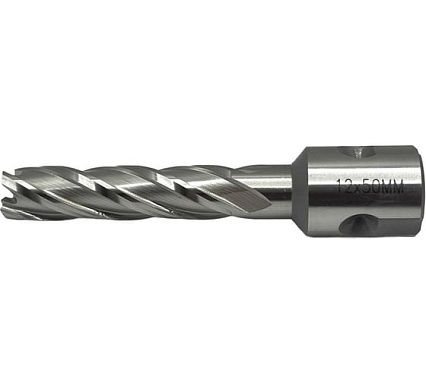 Сверло корончатое TORNERI 12х50 мм, HSS, Universal / Weldon 19 Т023624