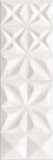 Керамическая плитка Meissen Classic Delicate Lines белый (структура) 25х75 см, O-DEL-WTU052