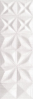 Керамическая плитка Meissen Classic Delicate Lines белый (структура) 25х75 см, O-DEL-WTU052