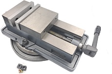 Станочные тиски TORNERI прецизионные поворотные L губок 160 мм, серия QM16160 Swivel 045759
