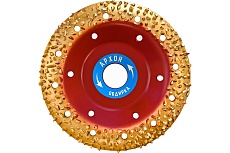 Чаша победитовая обдирочная скругленная АРХОН 125х22,23 мм, Р12 Vertextools 08-09-125-12