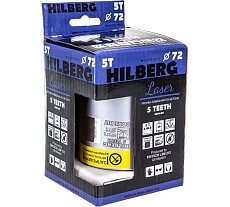 Коронка алмазная по бетону Laser Five Teeth 72 мм Hilberg HP272