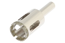 Сверло алмазное по стеклу и керамике, трехгранный хвостовик, 22x65 мм Тундра 1935837